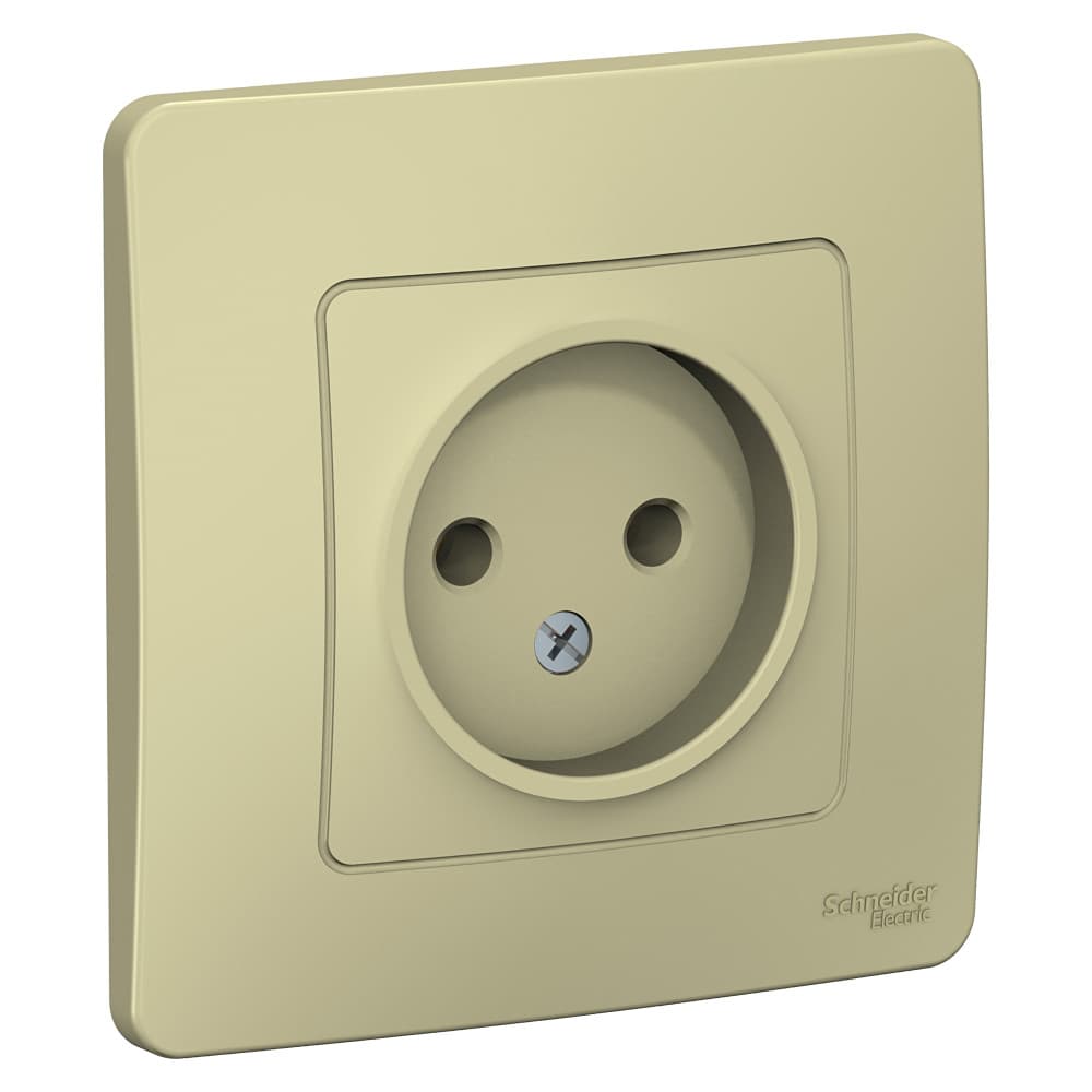 Розетка без заземления Schneider Electric Blanca бежевый BLNRS000017