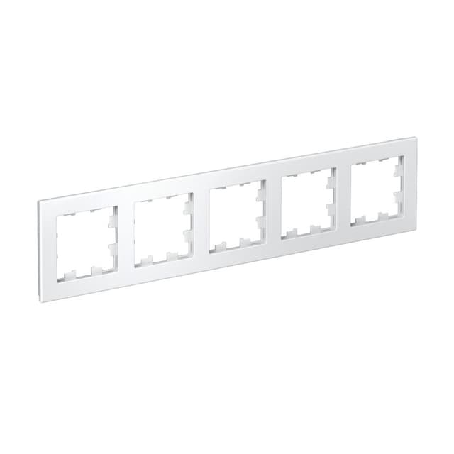 Рамка 5-постовая Systeme Electric ATLASDESIGN ATN000105 (белая)