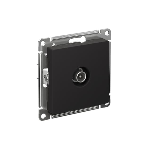 Розетка TV антенная Systeme Electric ATLASDESIGN карбон ATN001093 — Electrica Shop