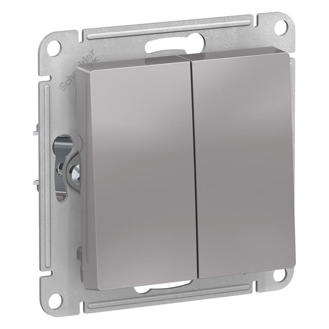 Выключатель Schneider Electric AtlasDesign алюминий ATN000351