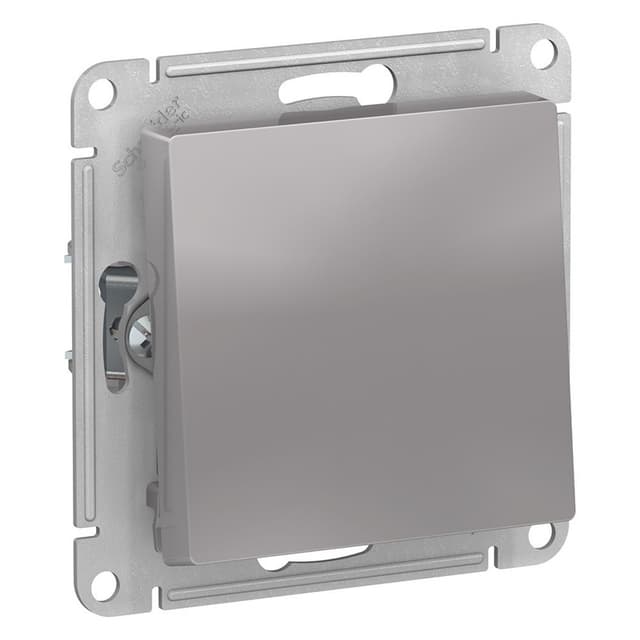 Выключатель проходной Schneider Electric AtlasDesign алюминий ATN000361