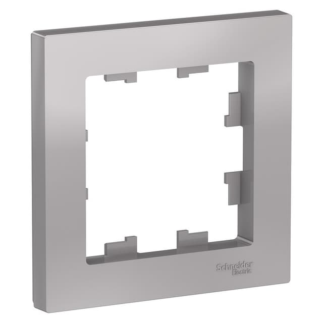 Рамка Schneider Electric AtlasDesign 1-местная алюминий ATN000301