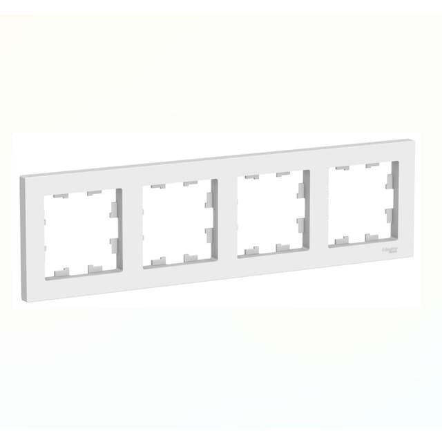 Рамка Schneider Electric AtlasDesign 4-местная лотос ATN001304