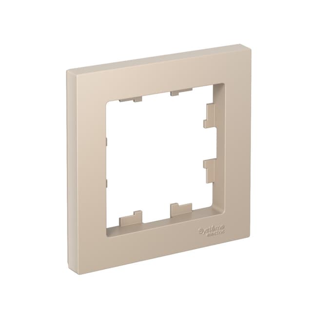 Рамка Schneider Electric AtlasDesign 1-местная песочный ATN001201