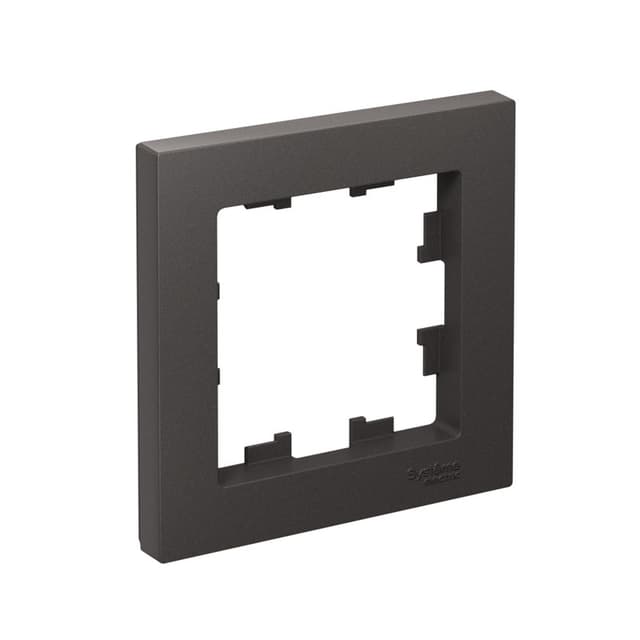 Рамка Schneider Electric AtlasDesign 1-местная базальт ATN001401