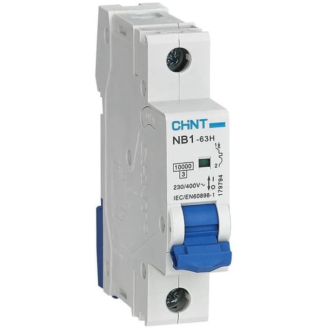 Автоматический выключатель Chint NB1-63H 1P 16А C 179784
