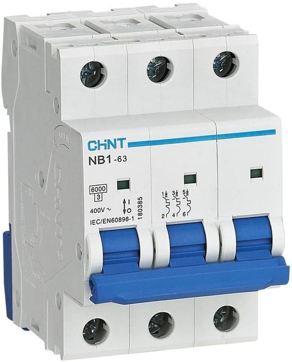 Автоматический выключатель Chint NB1-63 3P 25А C