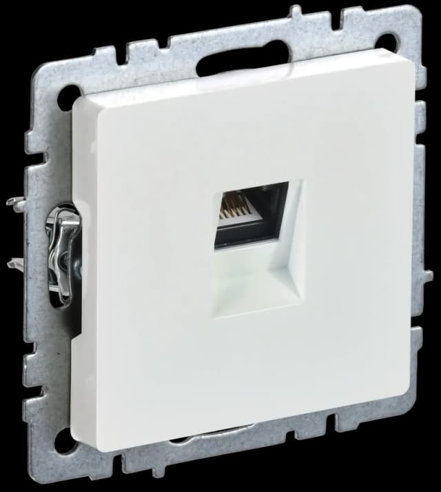 Розетка компьютерная IEK BRITE BR-K10-2-K36 (жемчужный)