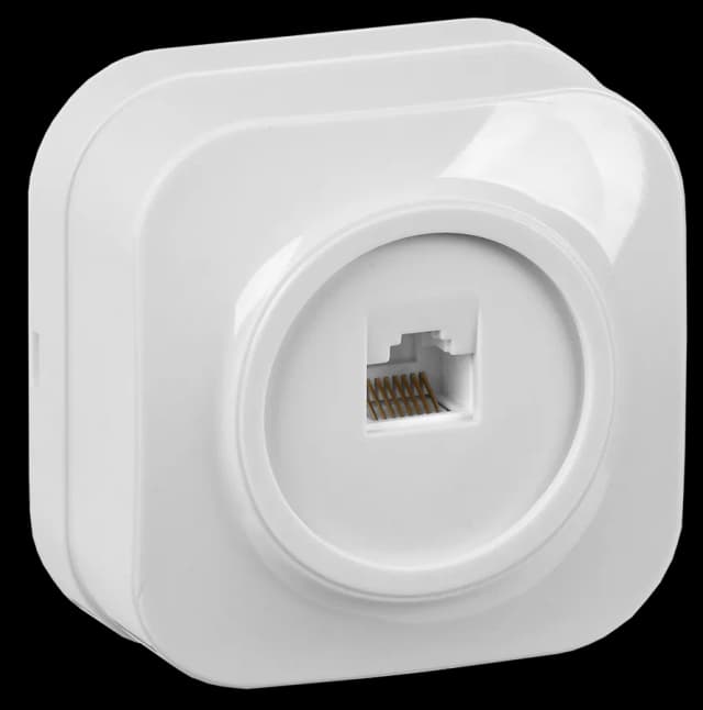Розетка компьютерная IEK GLORY EKH10-K01 (белый)