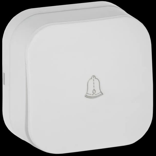Выключатель 1-кнопочный IEK GLORY EVH14-K01M-10 (белый)