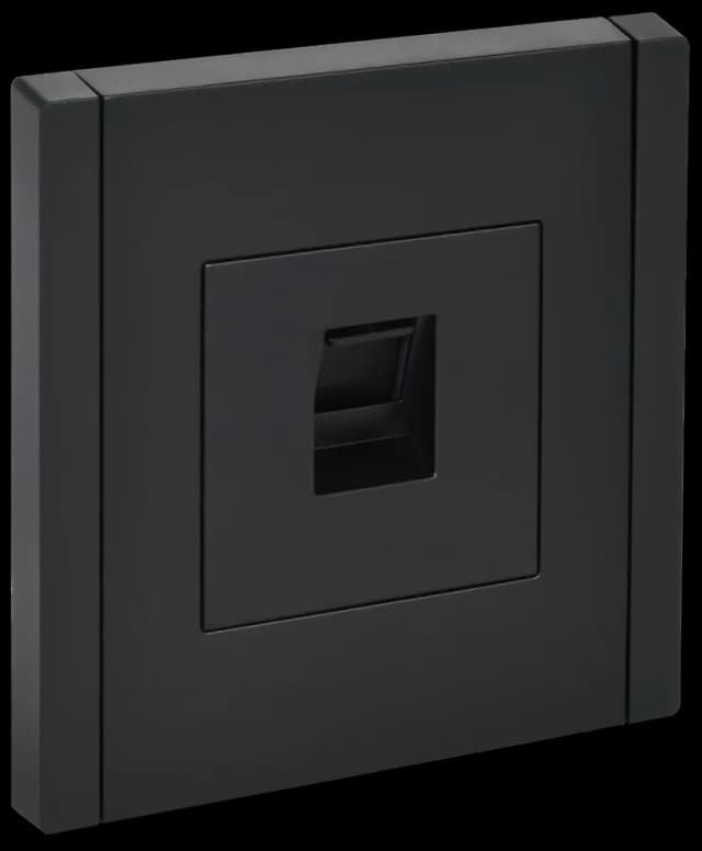 Розетка компьютерная IEK FORTE&PIANO FP-K10-2-K02 (черный)