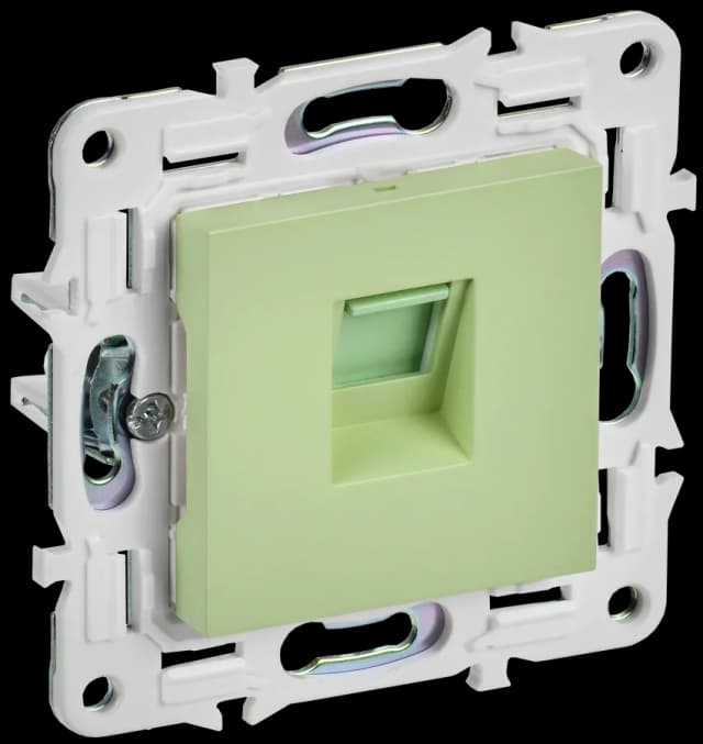 Розетка компьютерная IEK SKANDY SK-K10-2-K06 (мятный)
