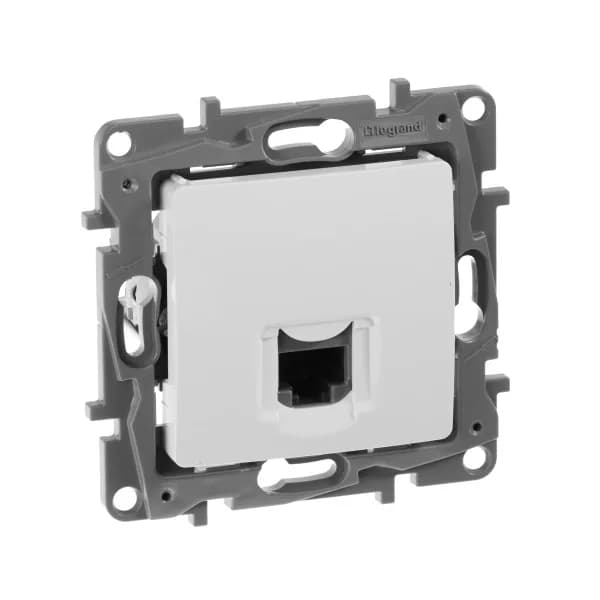 Розетка компьютерная RJ45 кат.5e Legrand Etika 672241 (белый)