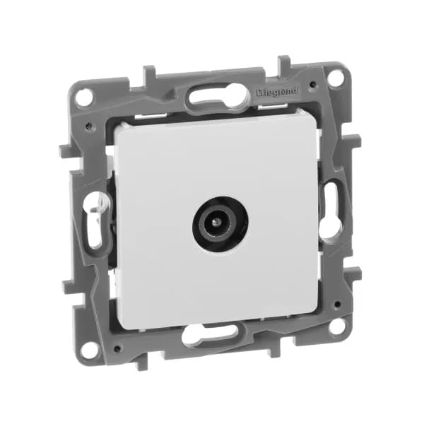 Розетка TV проходная Legrand Etika 672263 (белый)