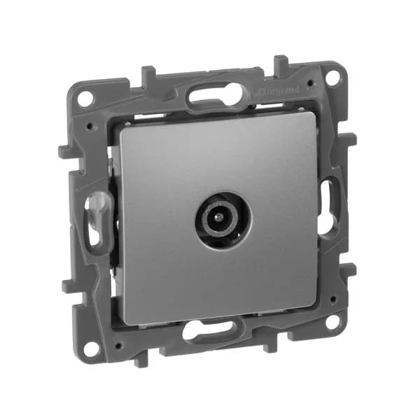 Розетка TV оконечная Legrand Etika 672465 (алюминий)