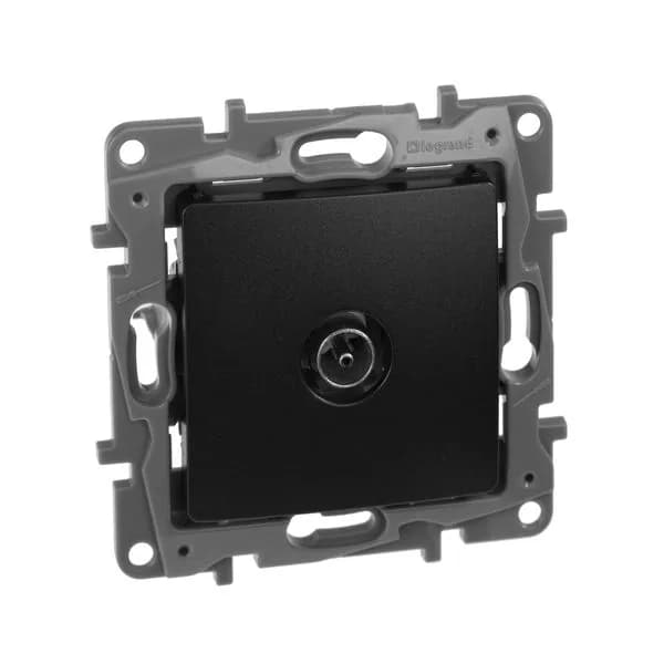 Розетка TV звезда Legrand Etika 672651 (антрацит)