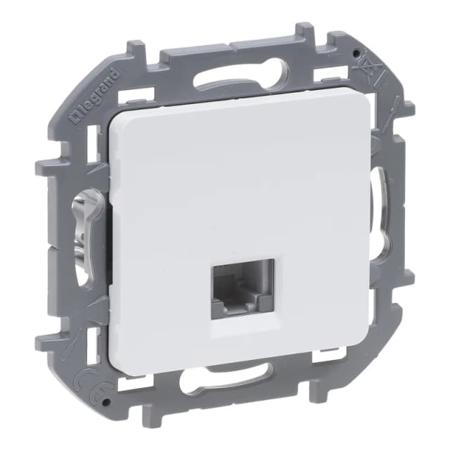 Розетка телефонная RJ11 Legrand Inspiria 673820 (белый)