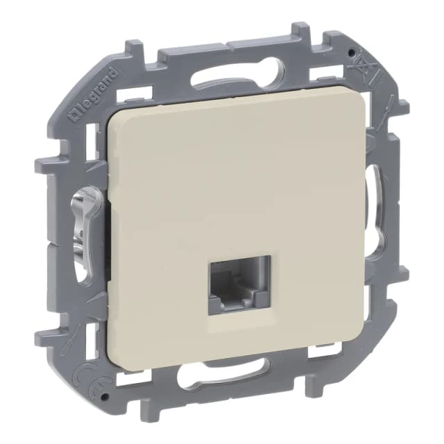 Розетка телефонная RJ11 Legrand Inspiria 673821 (слоновая кость)