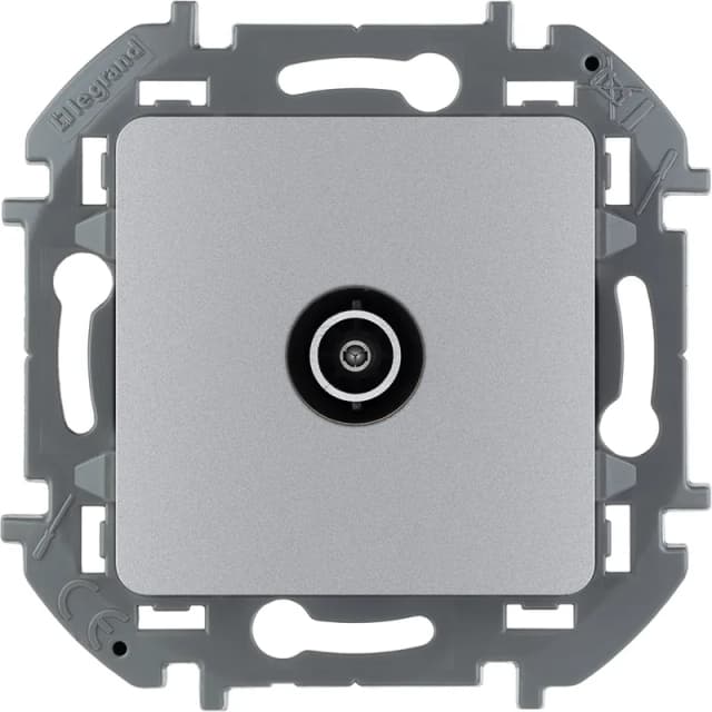 Розетка TV звезда Legrand Inspiria 673852 (алюминий)