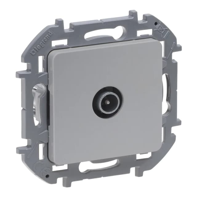 Розетка TV оконечная Legrand Inspiria 673872 (алюминий)