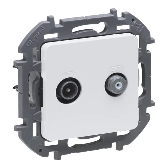 Розетка TV-SAT Legrand Inspiria 673880 (белый)