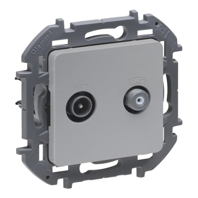 Розетка TV-SAT Legrand Inspiria 673882 (алюминий)