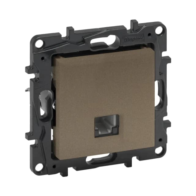 Розетка телефонная RJ11 Legrand Structura 764292 (шампань)