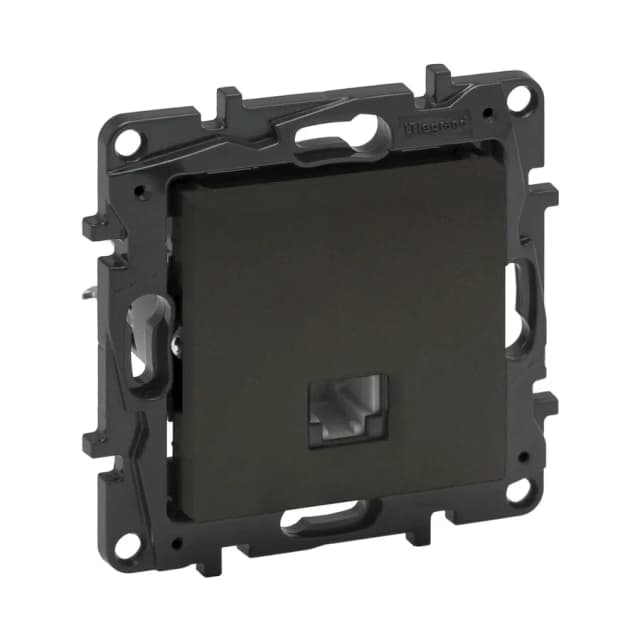 Розетка телефонная RJ11 Legrand Structura 764293 (магнезиум)