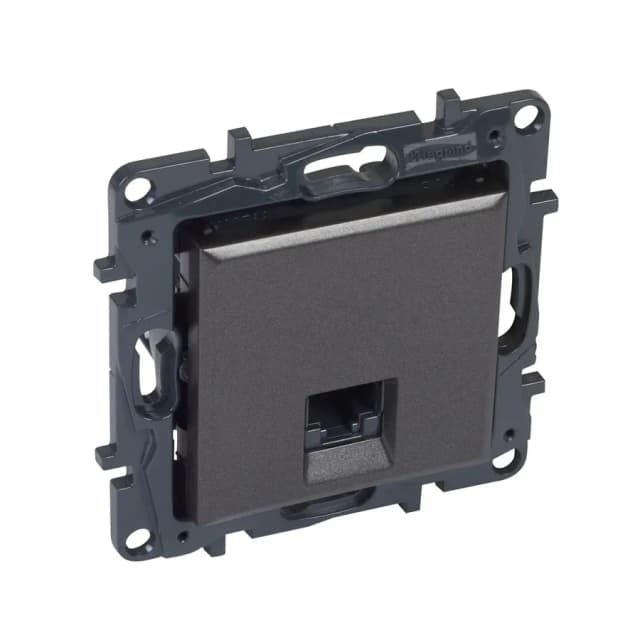 Розетка компьютерная RJ45 кат.5e Legrand Structura 764303 (магнезиум)