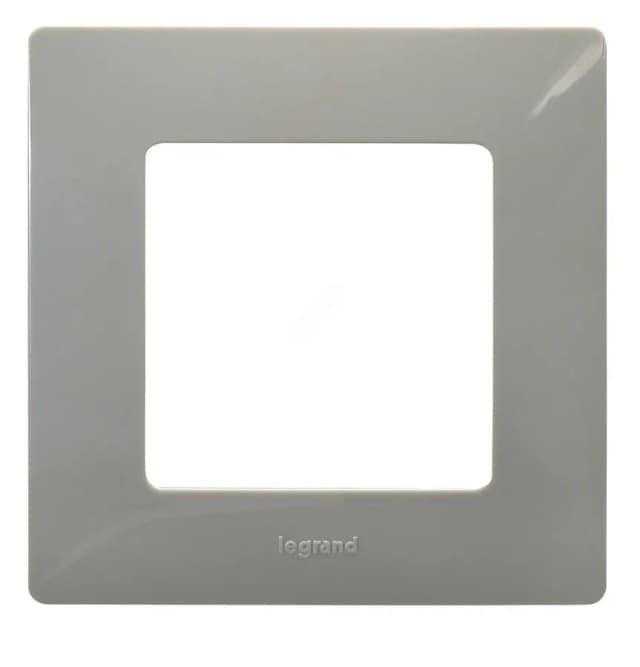 Рамка для выключателей и розеток Legrand Etika 1-местная 672521 (светлая галька)
