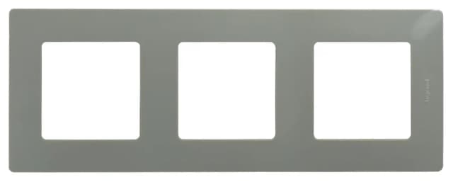 Рамка для выключателей и розеток Legrand Etika 3-местная 672523 (светлая галька)