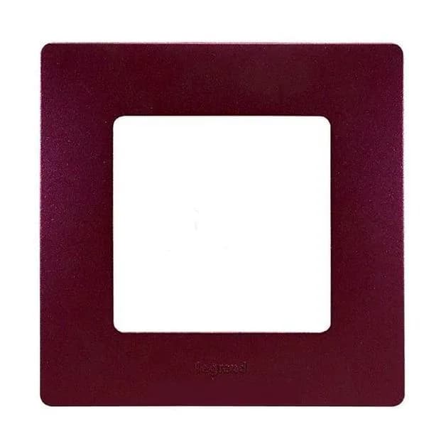 Рамка для выключателей и розеток Legrand Etika 1-местная 672561 (сливовый)
