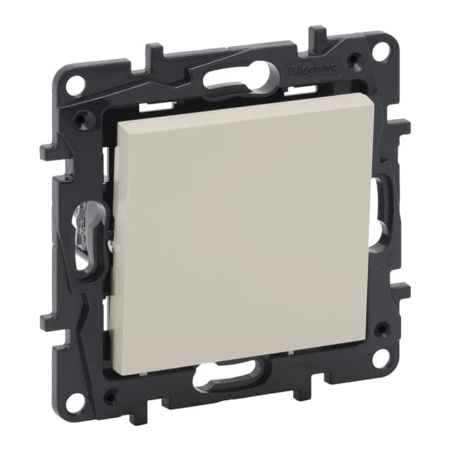 Выключатель 1-клавишный Legrand Structura 764001 (слоновая кость)