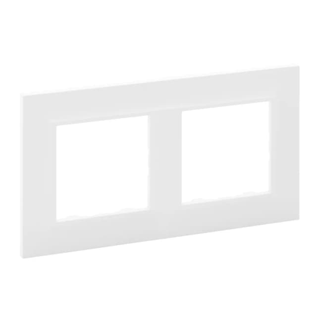Рамка для выключателей и розеток Legrand Structura 2-местная 764110 (белый)