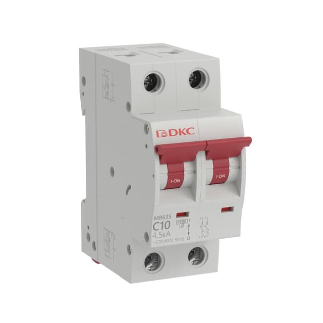 Автоматический выключатель DKC YON max MB63 2P C 10А 4,5кА MB63S-2PC10