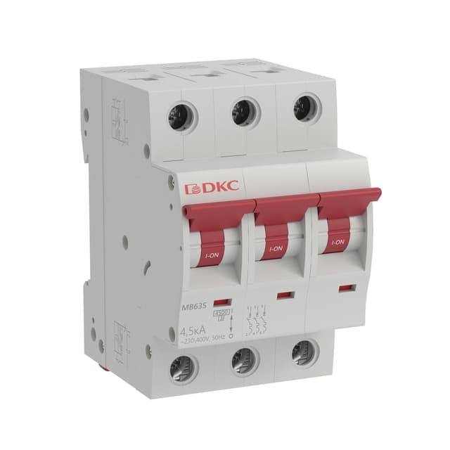 Автоматический выключатель DKC YON max MB63 3P C 16А 4,5кА MB63S-3PC16