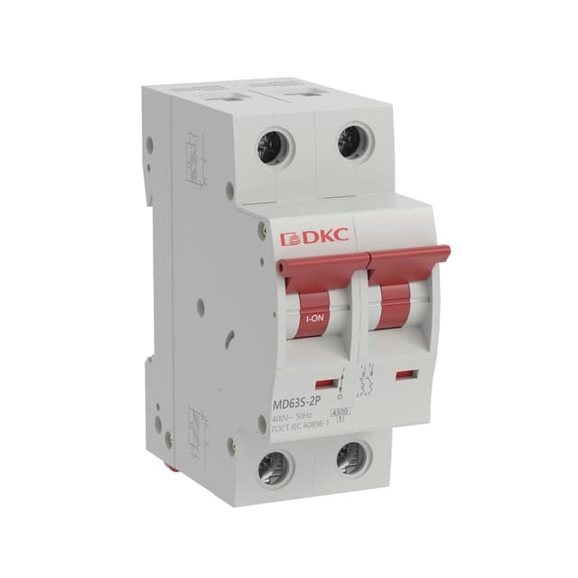 Автоматический выключатель DKC YON max MD63 2P C 20А 4,5кА MD63S-2PC20