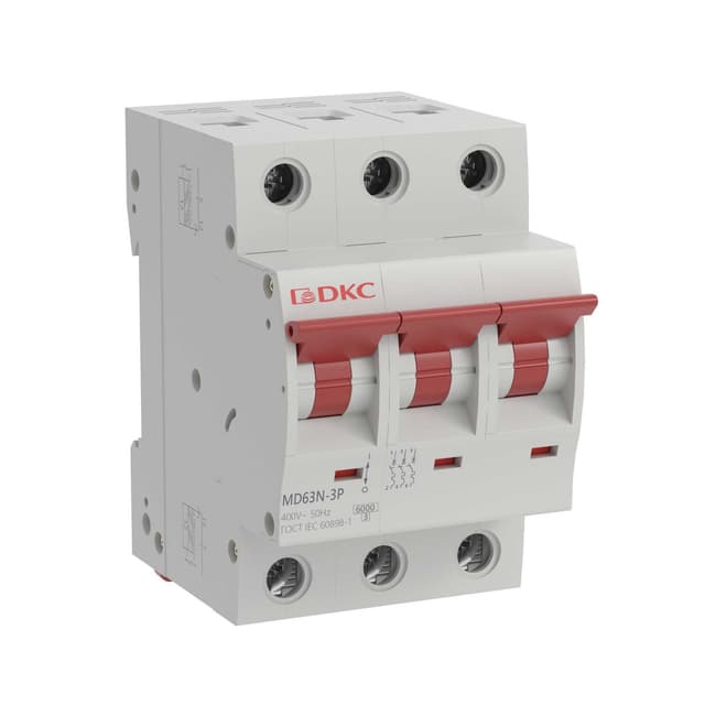 Автоматический выключатель DKC YON max MD63 3P C 50А 6кА MD63N-3PC50