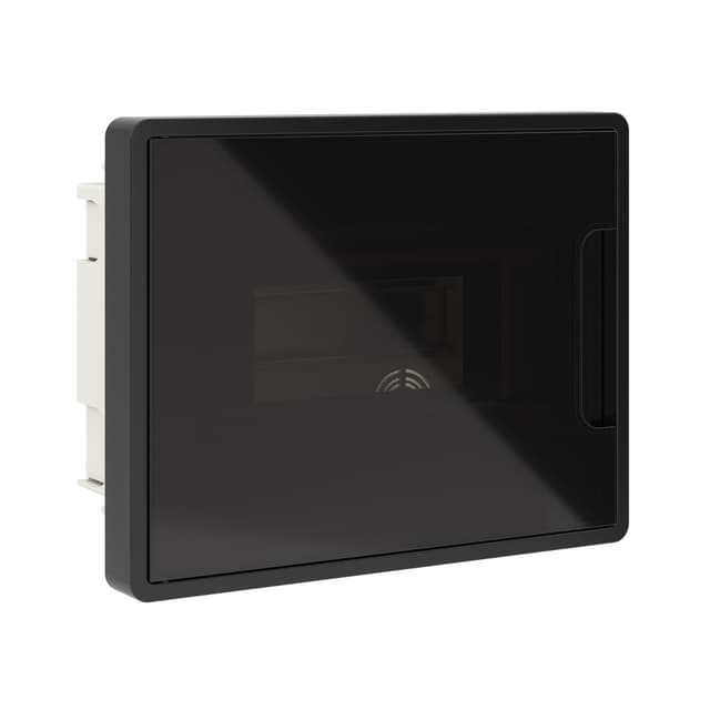 Бокс пластиковый встраиваемый DKC FRAME ЩРв-п-8, тонированная дверца F08B1BD