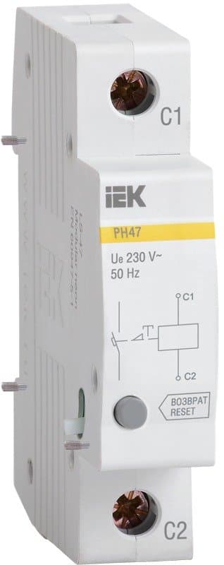 Расцепитель независимый IEK РН47 230В AC для ВА47-29/100 MVA01D-RN
