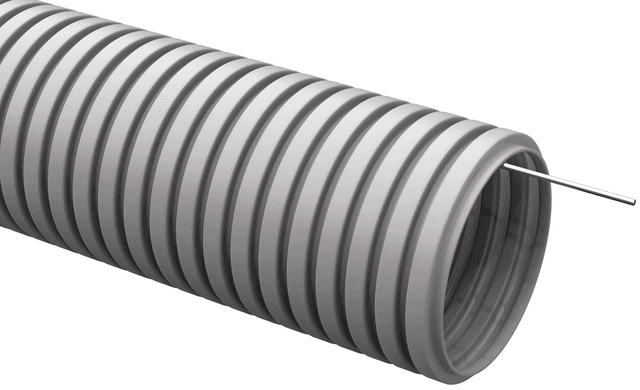 Труба гофрированная ПВХ 25 мм серая лёгкая (50 м) IEK CTG20-25-K41-050I