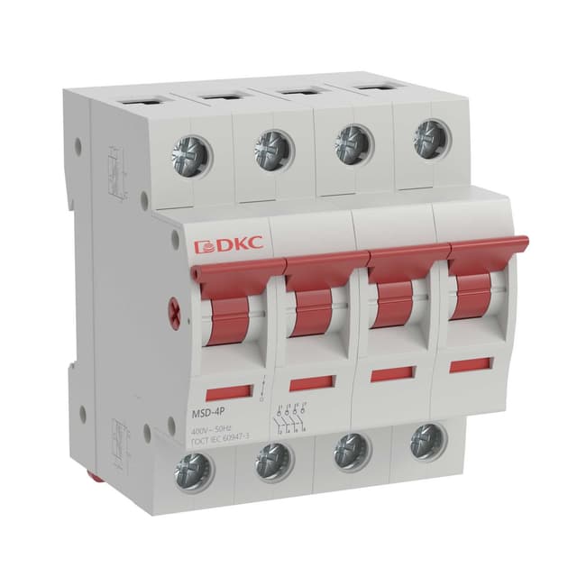 Выключатель нагрузки DKC YON max MSD 4P 63А MSD-4P63