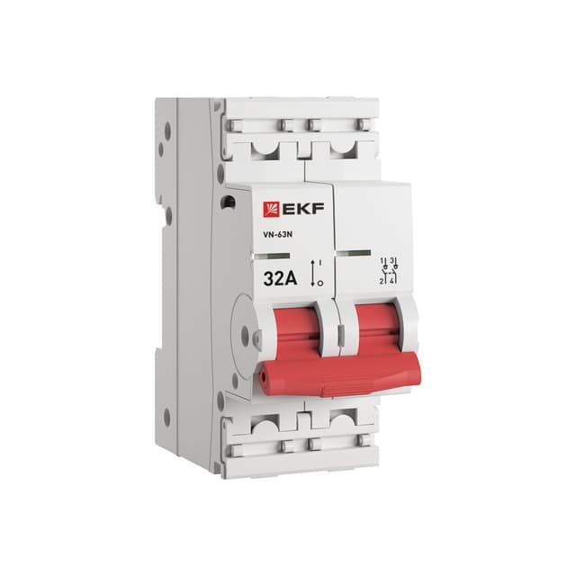 Выключатель нагрузки EKF PROxima ВН-63N 2P 32А S63232