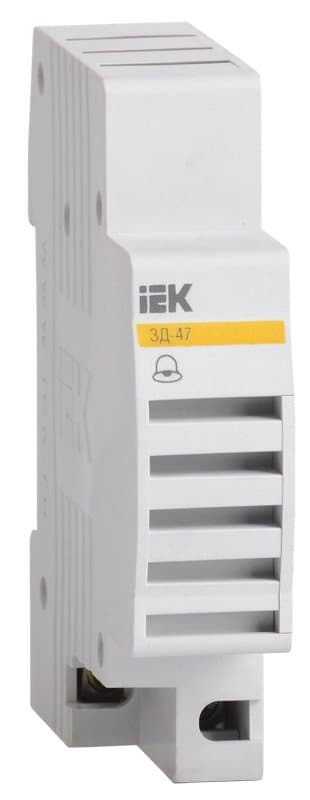 Звонок модульный IEK ЗД-47 230В 60 дБ MZD10-230
